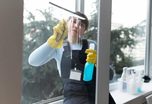 Nettoyage de vitres intérieures et extérieures au Chalon